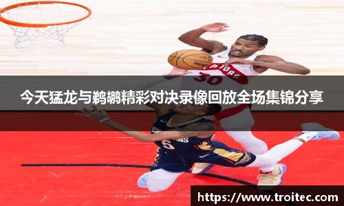 今天猛龙与鹈鹕精彩对决录像回放全场集锦分享